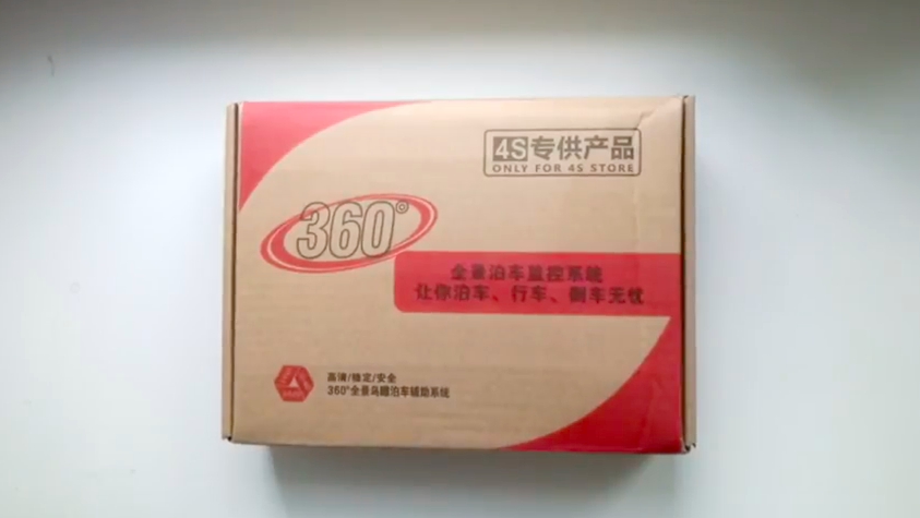 Обзор содержимого коробки системы кругового обзора 3D CAN BIRDVIEW 360°