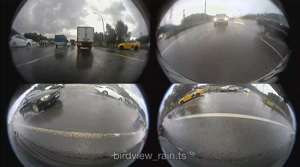 Пример записи с видеорегистратора на 360 градусов